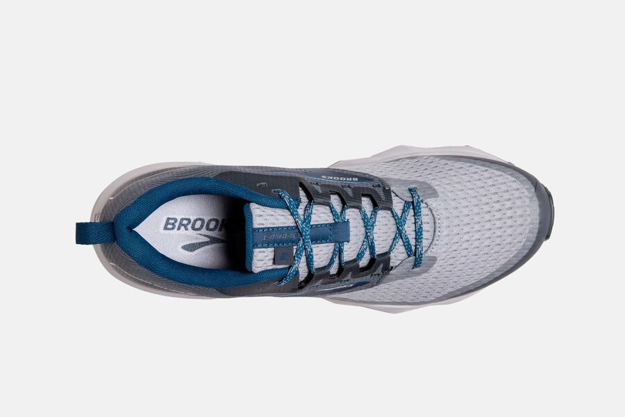 Brooks Divide 2 Trail Loopschoenen Heren - Grijs/Blauw - 431569IMQ